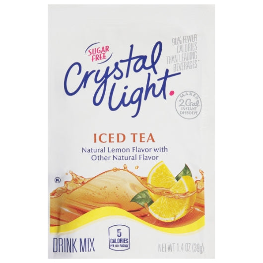 Crystal Light Iced Tea Beverage Mix, 12 x 39 GR Case - Beverages