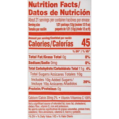 Kool Aid Twist Peach Soft Drink Mix, 12 x 243 GR Case - DOT product image 8