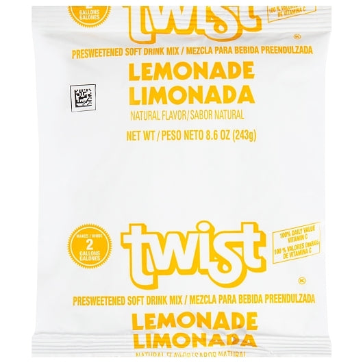 Twist Kosher, Lemonade Drink Mix, 12 x 243 GR Case - Beverages