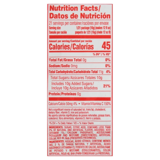 Twist Fruit Punch Soft Drink Mix, 12 x 8.6 oz Case - DOT product image 6