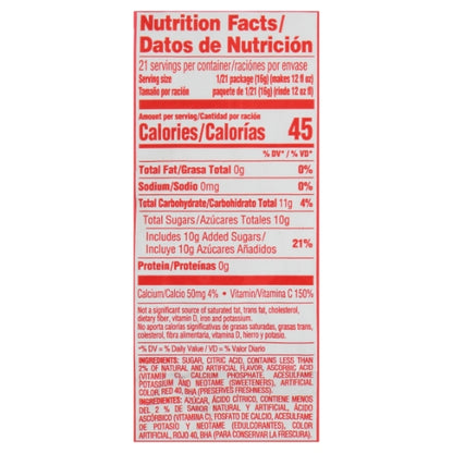 Twist Fruit Punch Soft Drink Mix, 12 x 8.6 oz Case - DOT product image 6