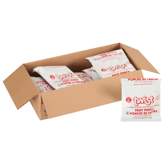 Twist Fruit Punch Soft Drink Mix, 12 x 8.6 oz Case - DOT product image 7