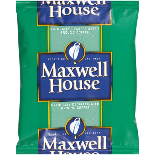 Maxwell House Coffee Ground Decaffeinated, 1 x 46.2 oz Case - Coffee & Tea