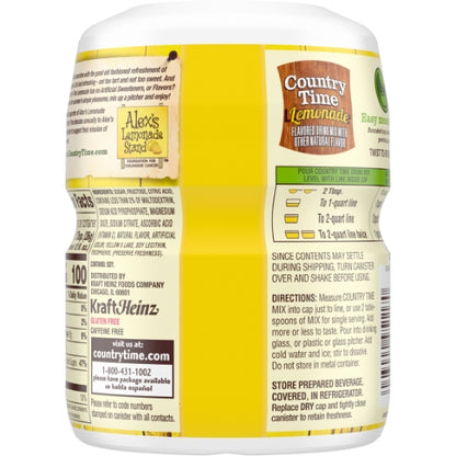Country Time Lemonade Beverage Mix, 12 x 19 oz Case - DOT product image 7