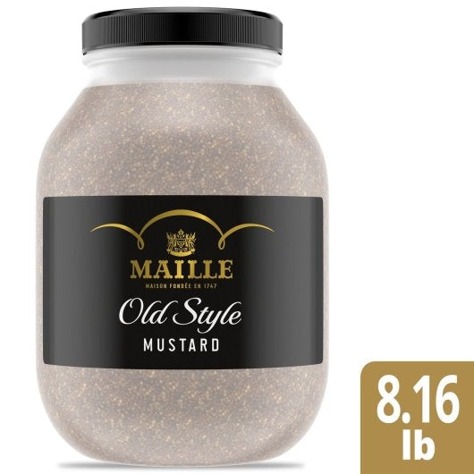 Maille Old Style Mustard Bulk, 4 x 1 GA Case - Condiments & Sauces