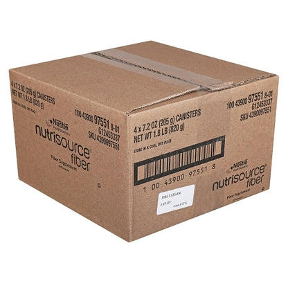 Nutrisource Powder Fiber Canister, 4 x 7.2 oz Case - DOT product image 4