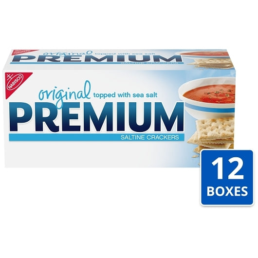 Premium Nabisco Crackers, Kosher, 12 x 16 oz Case - Crackers & Grahams