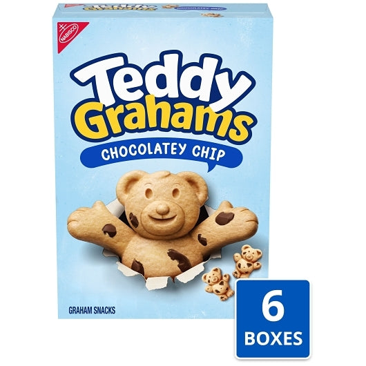 Teddy Grahams Chocolate Chip Cookies, 6 x 10 oz Case - Bakery & Desserts