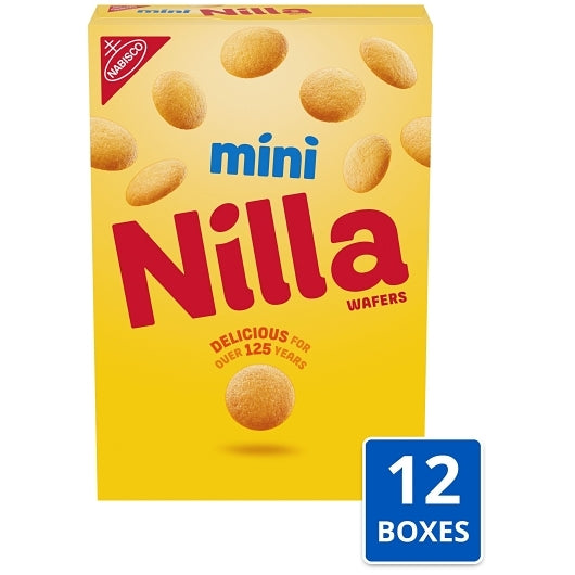 Nilla Wafer Cookie Nilla Wafer Mini, 12 x 11 oz Case - Bakery & Desserts