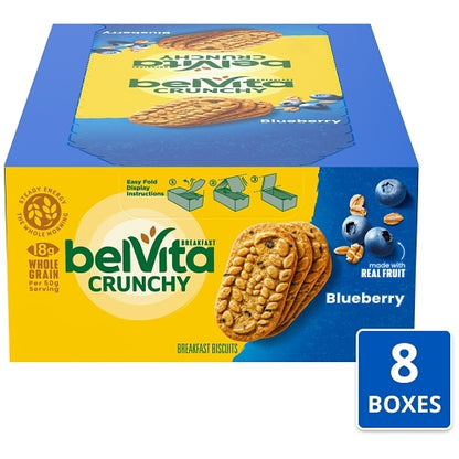 Belvita Blueberry, 8 x 8 x 1.76 oz Case - Snack Bars & Granola Bars