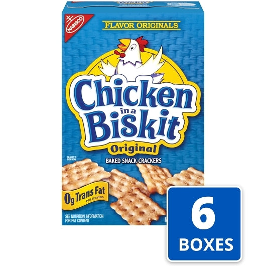 Chicken In A Biskit Crackers, 6 x 7.5 oz Case - DOT product image 2