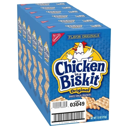 Chicken In A Biskit Crackers, 6 x 7.5 oz Case - DOT product image 3