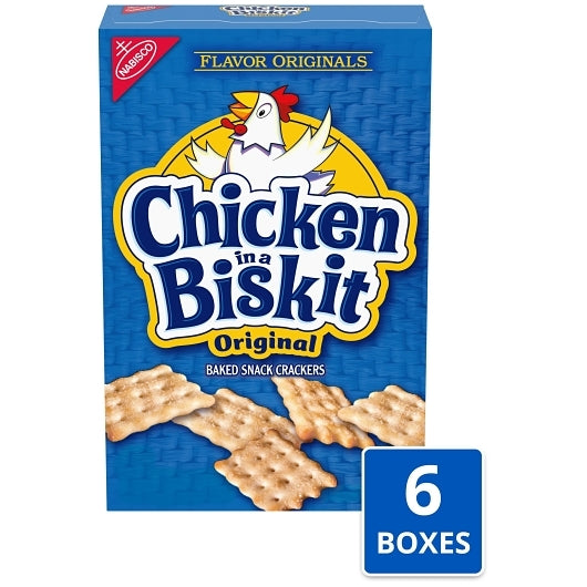 Chicken In A Biskit Crackers, 6 x 7.5 oz Case - GS1 mobile-ready hero image