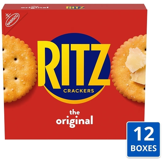 Ritz Original Crackers, 12 x 13.7 oz Case - Crackers & Grahams