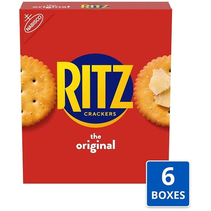 Ritz Original Crackers, 6 x 10.3 oz Case - Crackers & Grahams