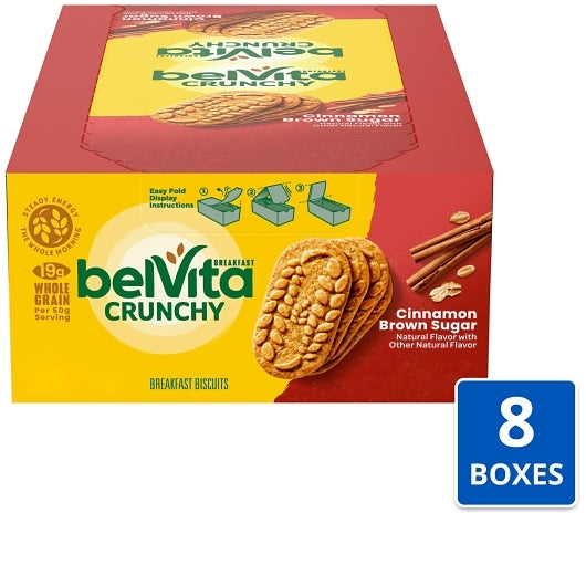 Belvita Cinnamon & Brown Sugar Breakfast Bar, 8 x 8 x 1.76 oz Case - DOT product image 4