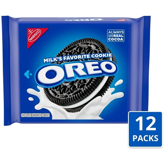 Oreo Original Cookies, 12 x 13.29 oz Case - Bakery & Desserts