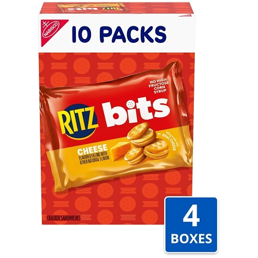 Ritz Bits Cheese Sandwich, 4 x 10 x 1 oz Case - Crackers & Grahams