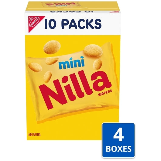 Nilla Wafers, 4 x 10 x 1 oz Case - Bakery & Desserts