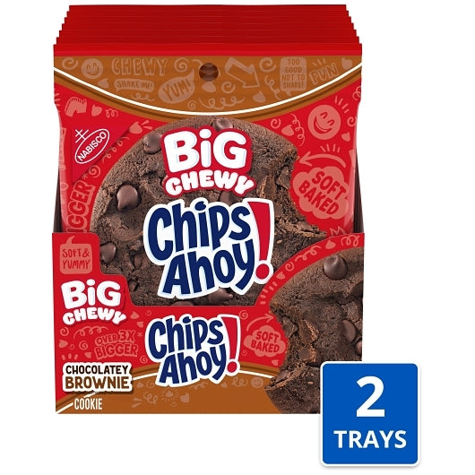 Chips Ahoy Chewy Big Chocolate Brownie, 2 x 7 x 2.5 oz Case - Bakery & Desserts