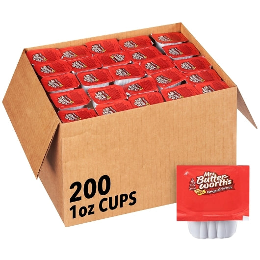 Portion Pac Syrup Single Serve Cups, 200 x 1 oz Case - Condiments & Sauces