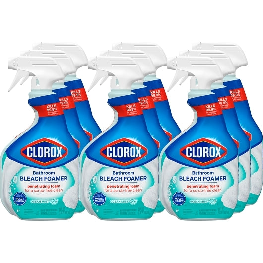 Clorox BLEACH FOAMER BATHROOM, 9 x 30 fl oz Case - GS1 product shown out of package