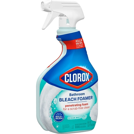 Clorox BLEACH FOAMER BATHROOM, 9 x 30 fl oz Case - Alternate product angle or state