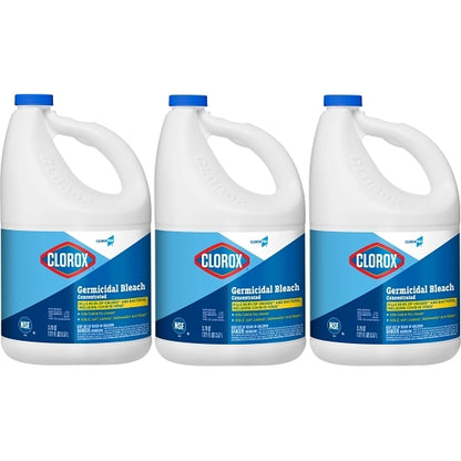 CloroxPro Liquid Concentrate, Commercial Solutions, Germicidal Bleach, 3 x 121 fl oz Case - GS1 product shown out of package