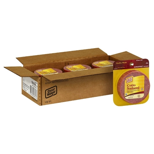 Oscar Mayer Sliced Round Salami Cotto, 12 x 8 oz Case - DOT product image 6