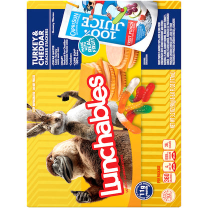 Kraft Heinz Lunchable SINGLE SERVE TURKEY & CHEDDAR, 8 x 9.2 oz Case - DOT product image 8