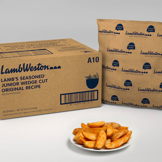 Lamb Weston Original JUNIOR JO JO'S Potato Wedges, 6 x 5 lb Case - DOT product image 5