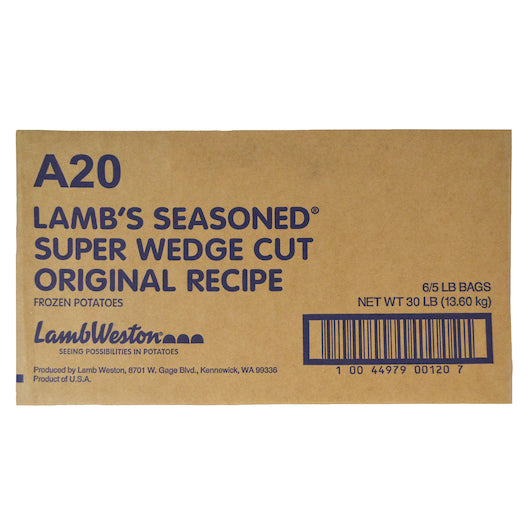 Lamb Weston Original Super Jo Jo's Potato Wedges, 6 x 5 lb Case - DOT product image 2