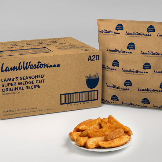 Lamb Weston Original Super Jo Jo's Potato Wedges, 6 x 5 lb Case - DOT product image 5