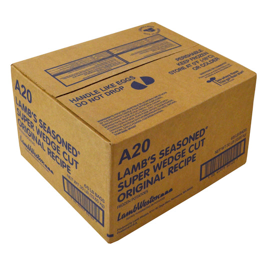 Lamb Weston Original Super Jo Jo's Potato Wedges, 6 x 5 lb Case - DOT product image 6