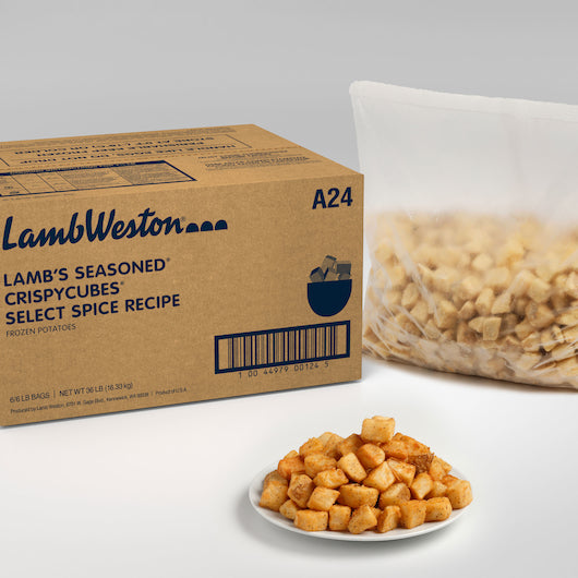 Lambs Seasoned Fry ORIGINAL SPICY CRISPY CUBED, 6 x 6 lb Case - DOT product image 4