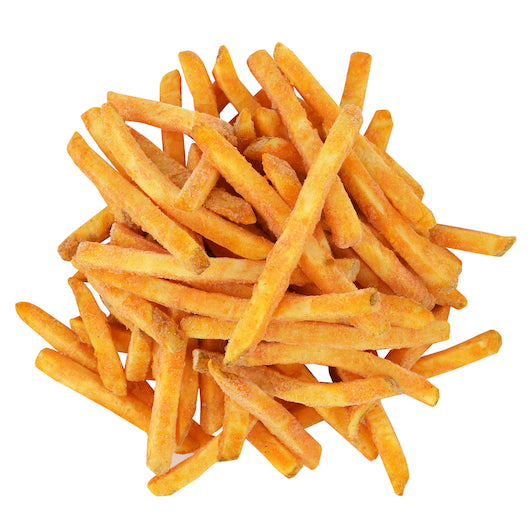 Lamb Weston 3/8" Original Regular Cut French Fries, 6 x 6 x 5 lb Case - Frozen Potatoes Sides