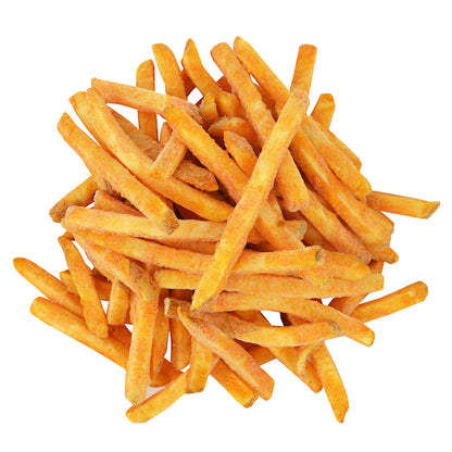 Lamb Weston 3/8" Original Regular Cut French Fries, 6 x 6 x 5 lb Case - Frozen Potatoes Sides