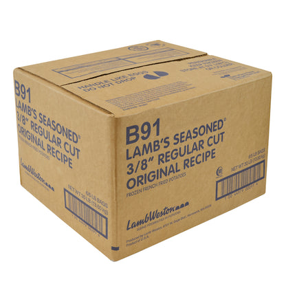 Lamb Weston 3/8" Original Regular Cut French Fries, 6 x 6 x 5 lb Case - DOT product image 6