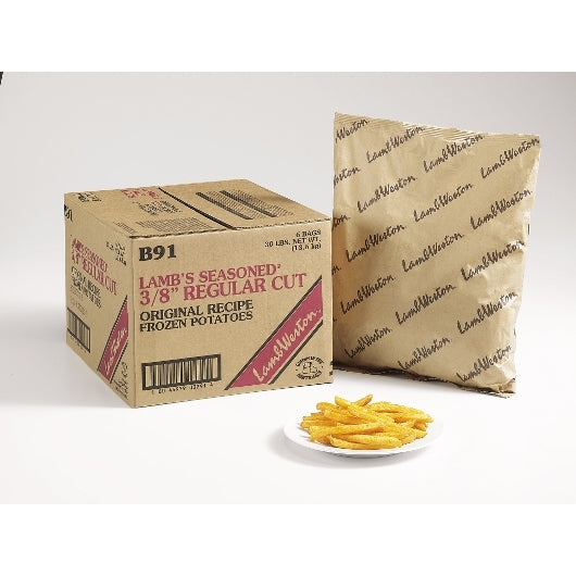 Lamb Weston 3/8" Original Regular Cut French Fries, 6 x 6 x 5 lb Case - DOT product image 8