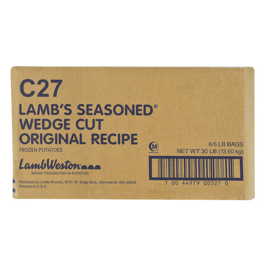 Lamb Weston Original Wedge Cut French Fries, 6 x 5 lb Case - DOT product image 2