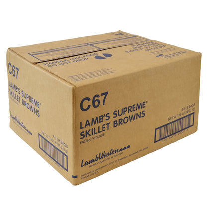 Lamb Weston Supreme Sky Blue Brown Diced Potato, 6 x 6 lb Case - DOT product image 5