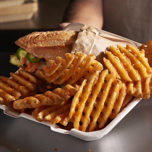 Lambs Seasoned Original Recipe Seasoned Criss Cut French Fries, 6 x 4.5 lb Case - DOT product image 4