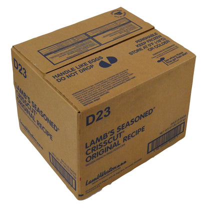 Lambs Seasoned Original Recipe Seasoned Criss Cut French Fries, 6 x 4.5 lb Case - DOT product image 6