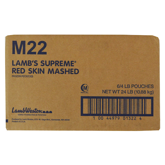 Lamb Weston Supreme Red-Skin Mashed Potatoes, 6 x 4 lb Case - DOT product image 2