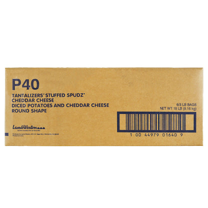 Tantalizers Stuffed Spudz Diced Potatoes & Cheddar Cheese, 6 x 3 lb Case - DOT product image 3