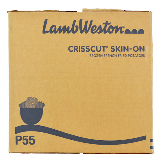 Lamb Weston Natural Skin-On Criss Cut French Fries, 6 x 4.5 lb Case - DOT product image 5