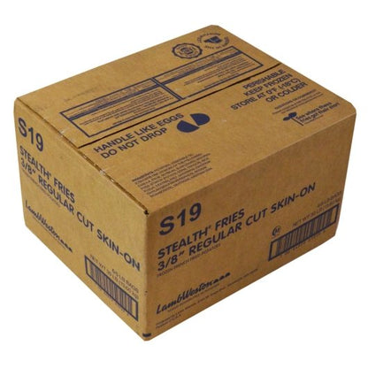 Lamb Weston Stealth Natural Cut Regular French Fries, 6 x 5 lb Case - DOT product image 7