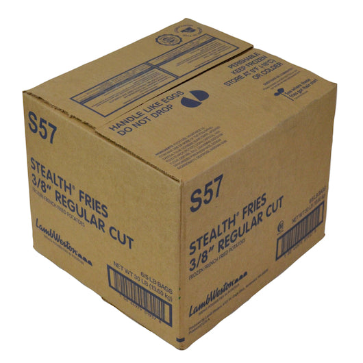 Lamb Weston Stealth 3/8" Regular Cut French Fries, 6 x 5 lb Case - DOT product image 5