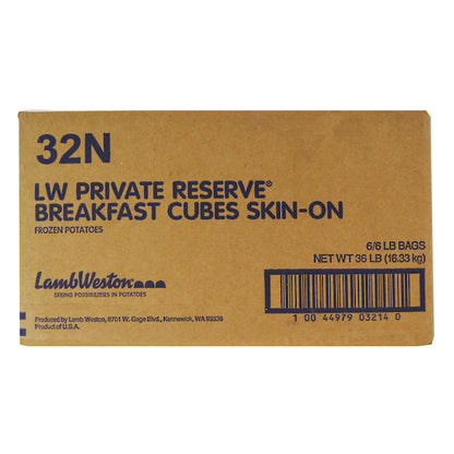 Lamb Weston Hash Cubed Breakfast Potatoes, 6 x 6 x 6 lb Case - DOT product image 2