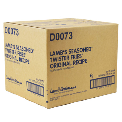 Lambs Seasoned Original Recipe Seasoned Twister Fries, 6 x 5 lb Case - DOT product image 6